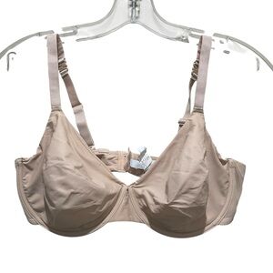 Simone Perele Underwire Bra Nude Beige Womens Size 36D Smooth Supportive